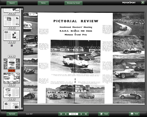 Motorsport Digital Archive CDROM Magazine Browser